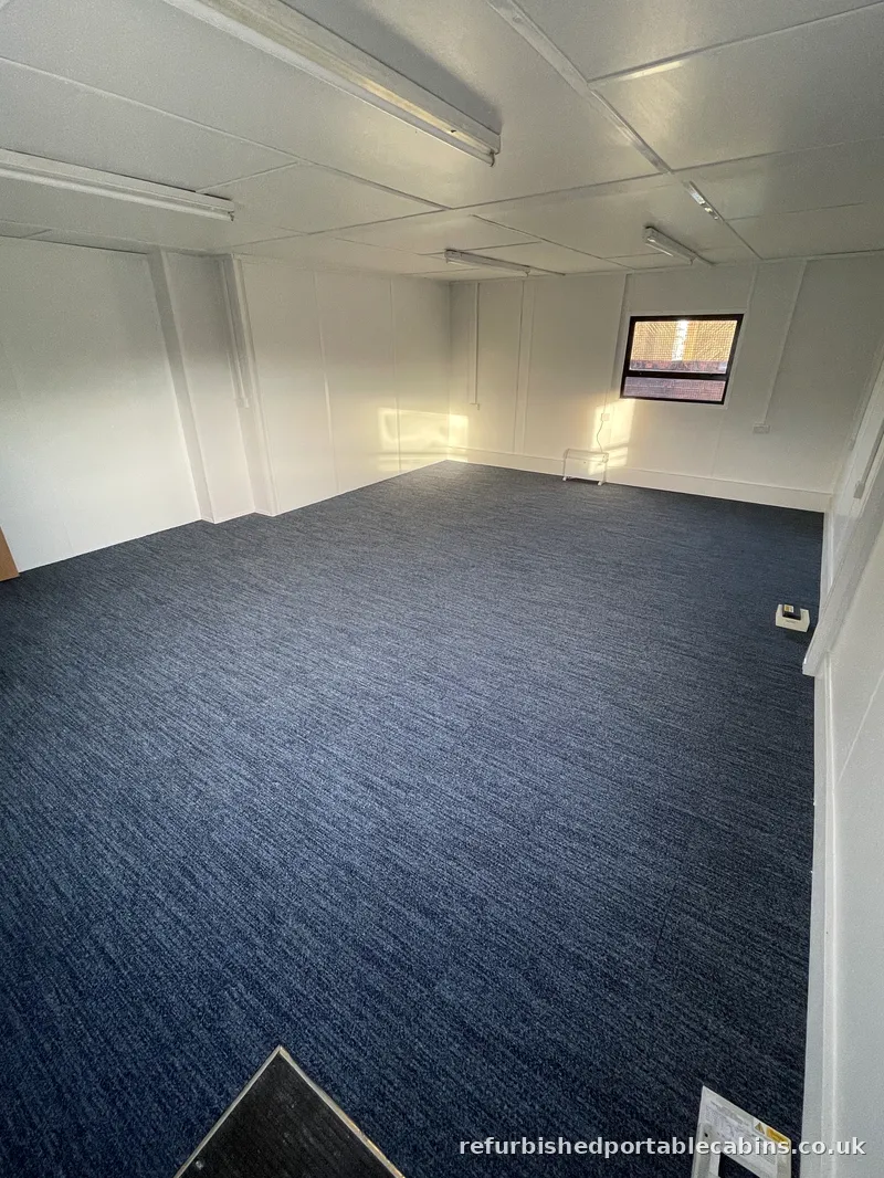 Inside a refurbished mobile office