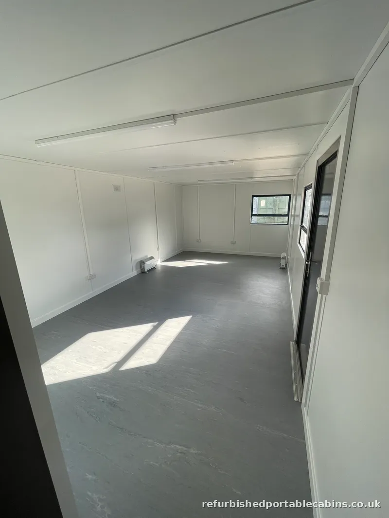 Inside a refurbished welfare unit