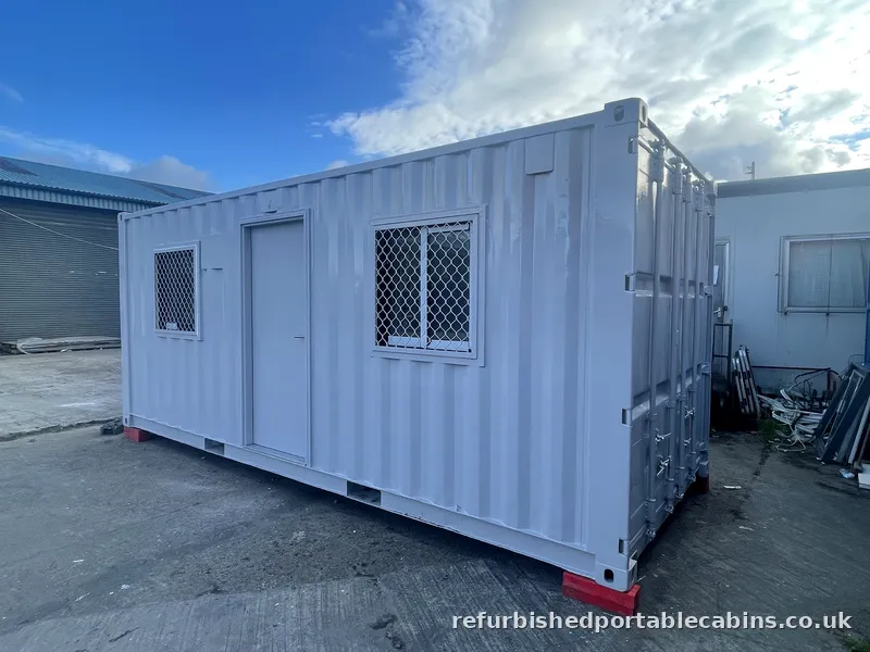 Refurbished anti-vandal cabin exterior