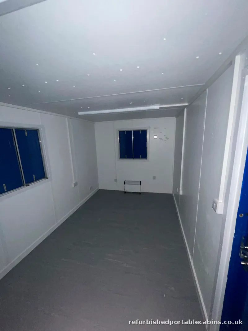 Open Plan Open plan interior of a refurbished portable cabin office