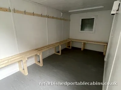 Changing room benches