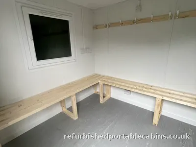 Changing room interior