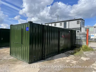Anti-vandal container units in our yard